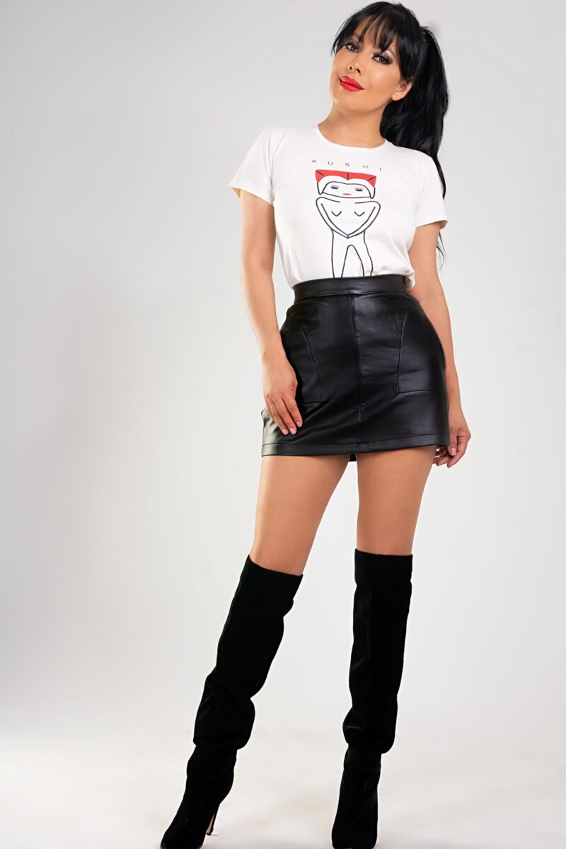 LA CHIQUITA CUERO SKIRT - Image 7
