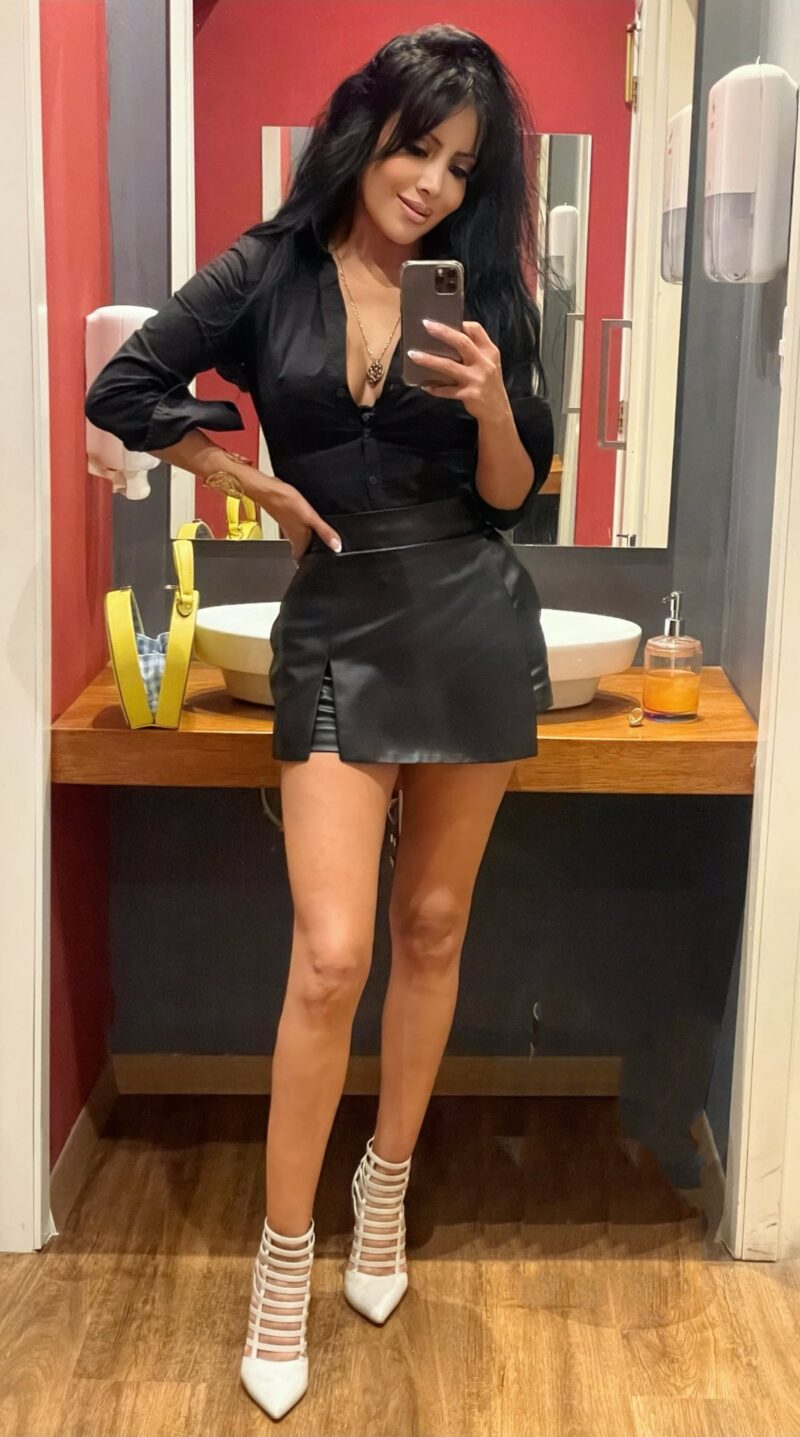 Falda short cuerina - Image 4