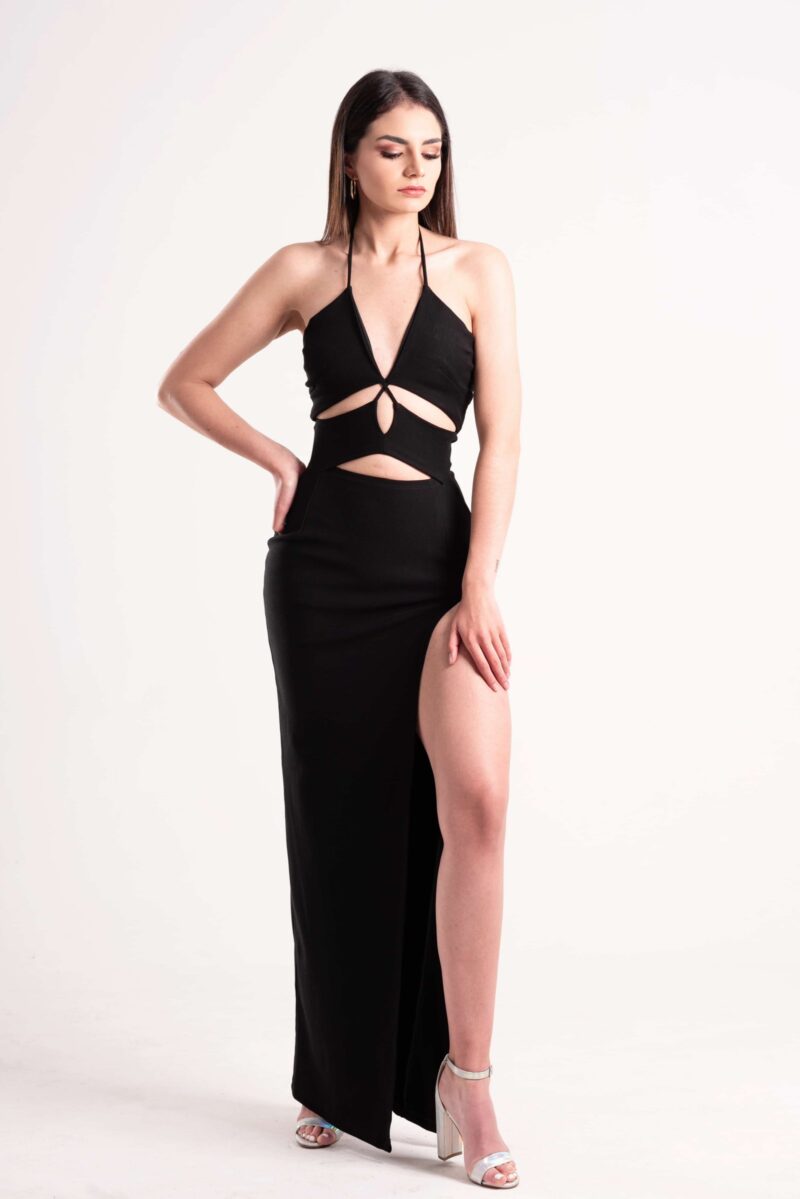 Vestido noche  asimétrico NF - Image 56
