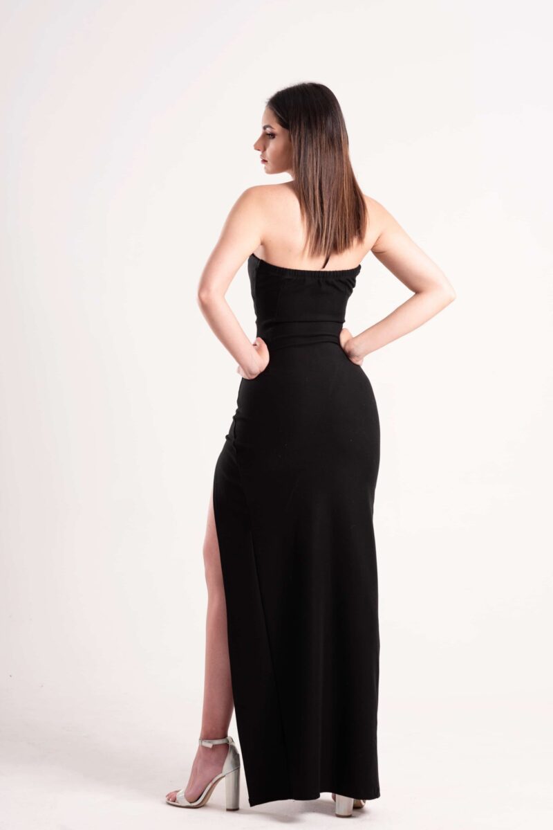 Vestido noche  asimétrico NF - Image 55