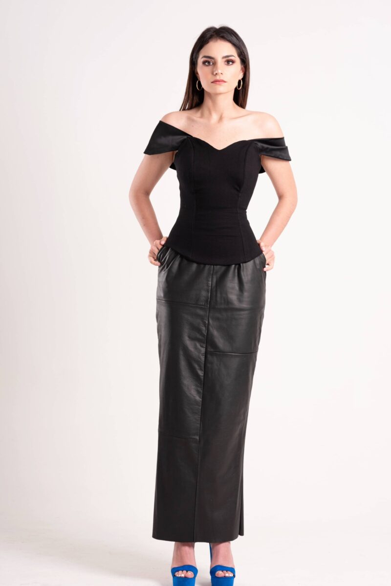 Vestido noche  asimétrico NF - Image 17